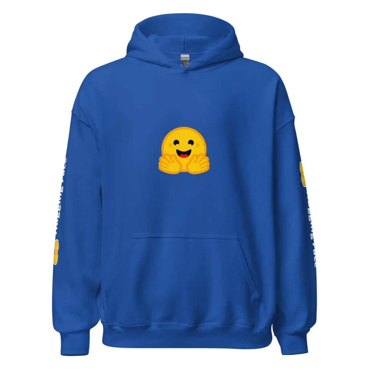 Hugging Face Icon and Logos Hoodie (unisex) - Royal / M