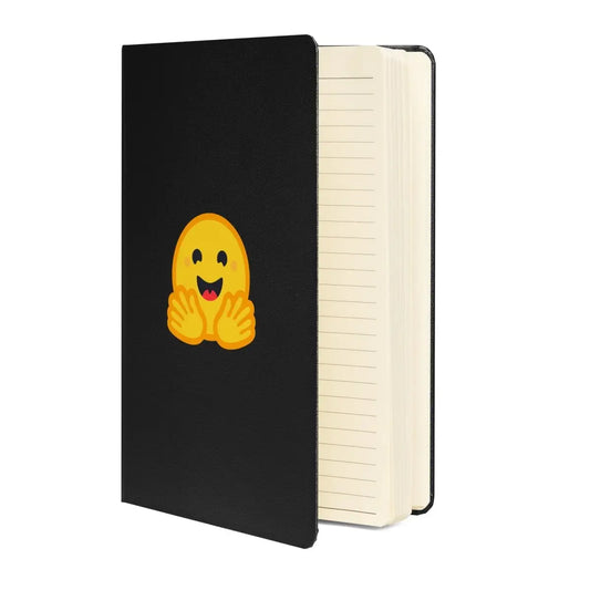 The Hugging Face Icon Hardcover Bound Notebook.