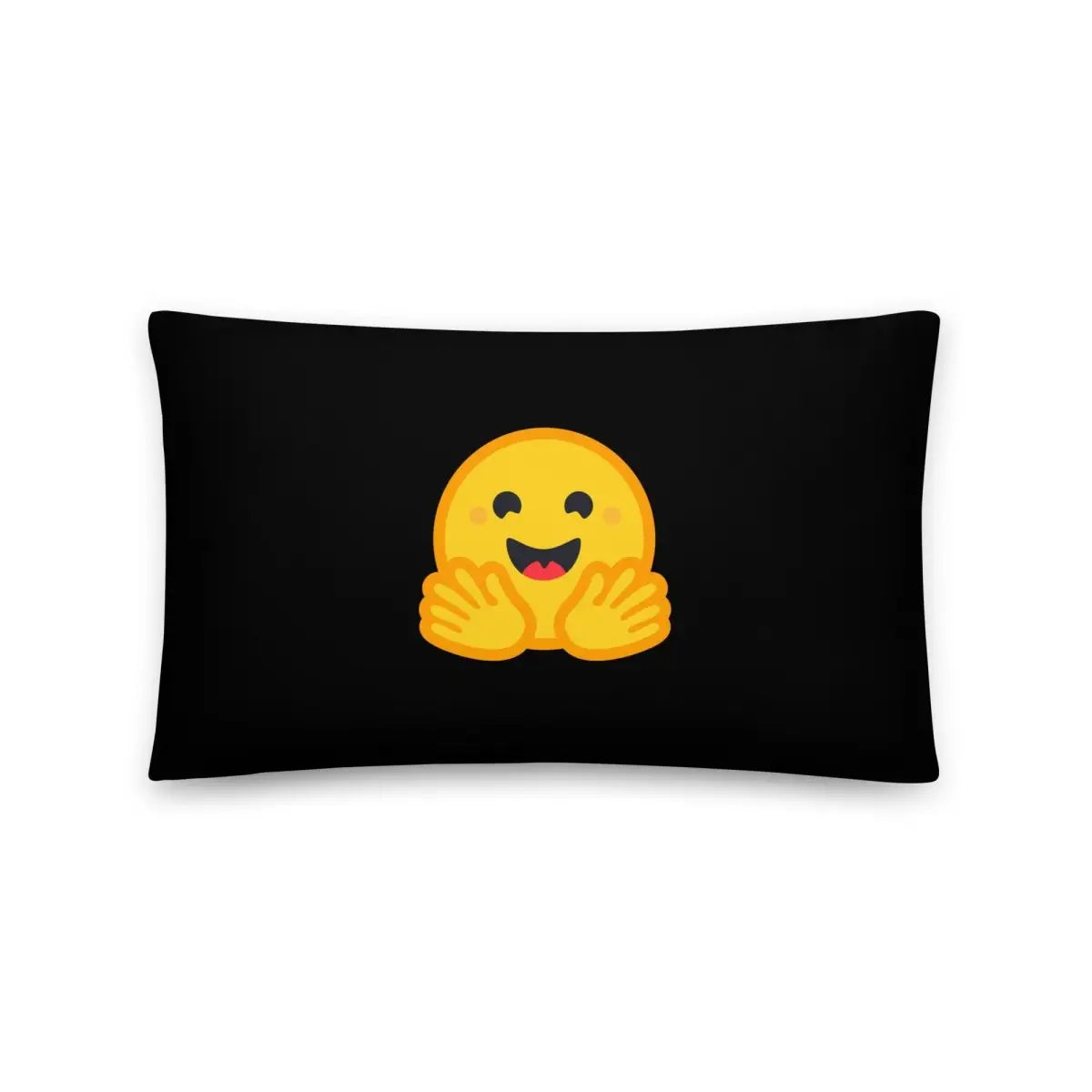 Hugging Face Icon Pillow - 20″×12″