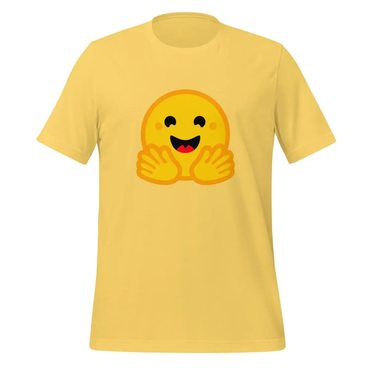 Hugging Face Icon T-Shirt (unisex) - Yellow / M