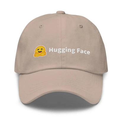 Hugging Face Logo Cap - Stone