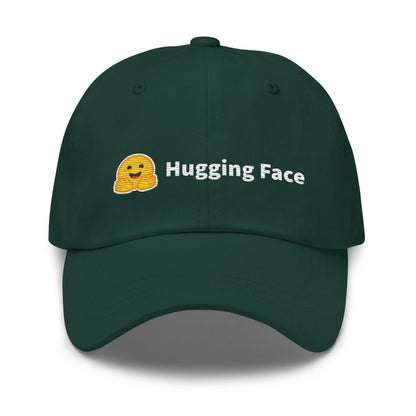 Hugging Face Logo Embroidered Cap - Spruce - AI Store