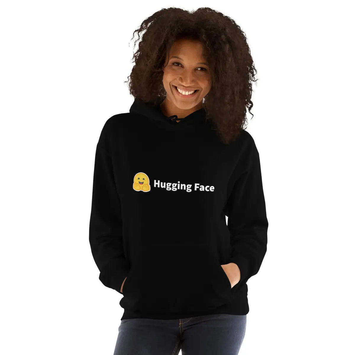 Hugging Face Logo Hoodie (unisex)