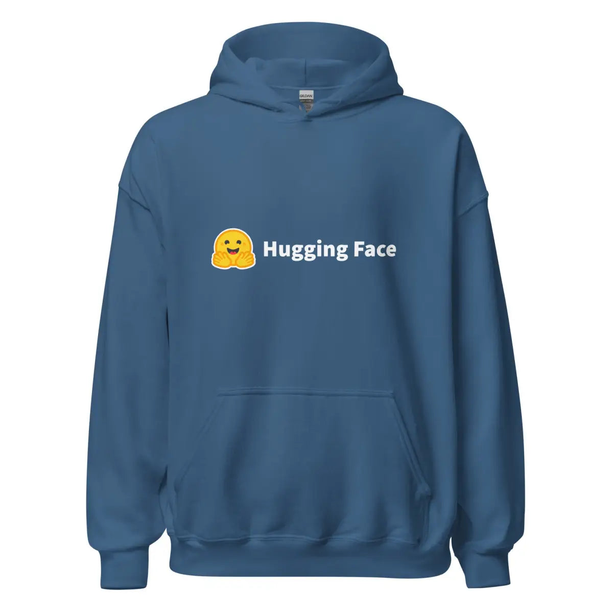 Hugging Face Logo Hoodie (unisex) - Indigo Blue / M