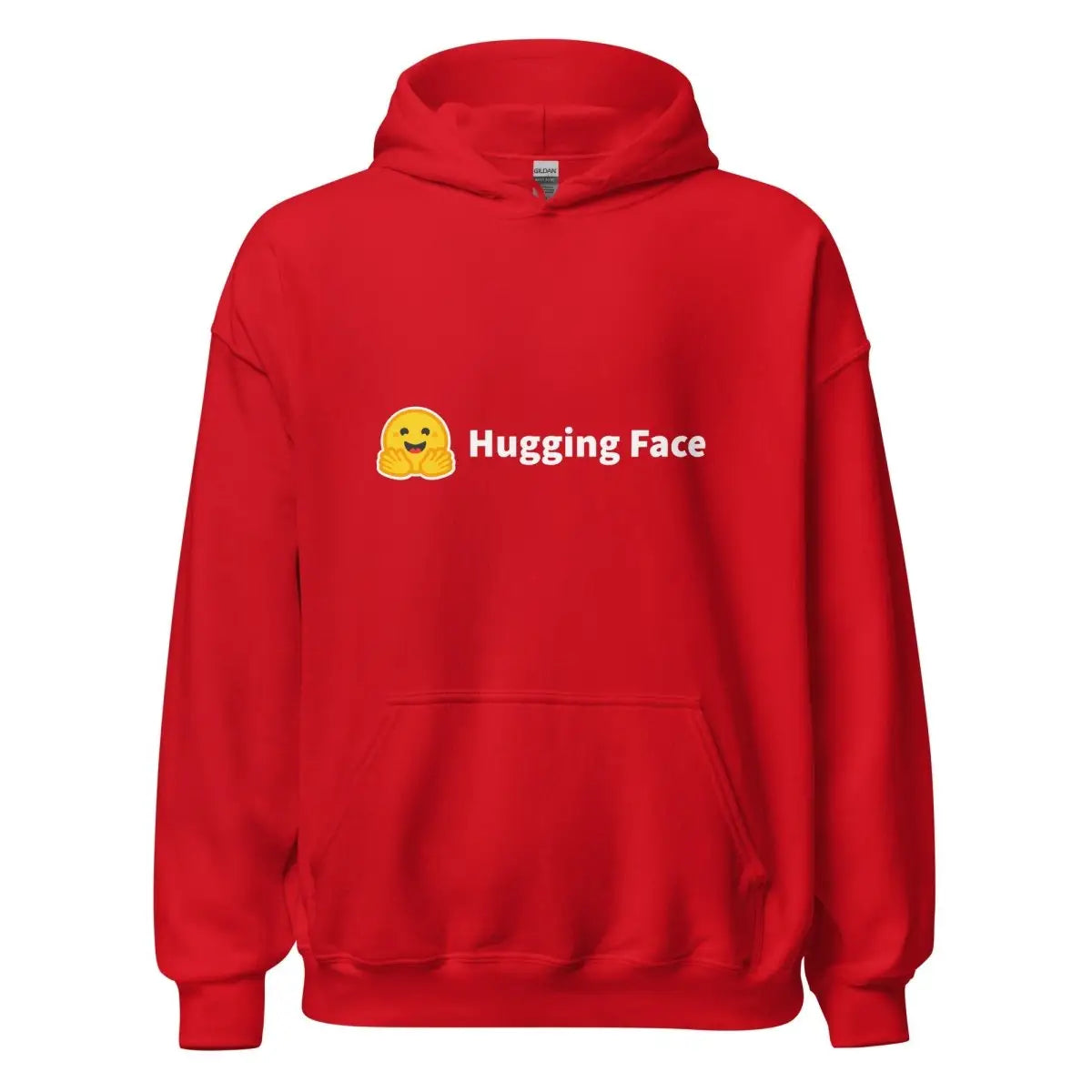 Hugging Face Logo Hoodie (unisex) - Red / M