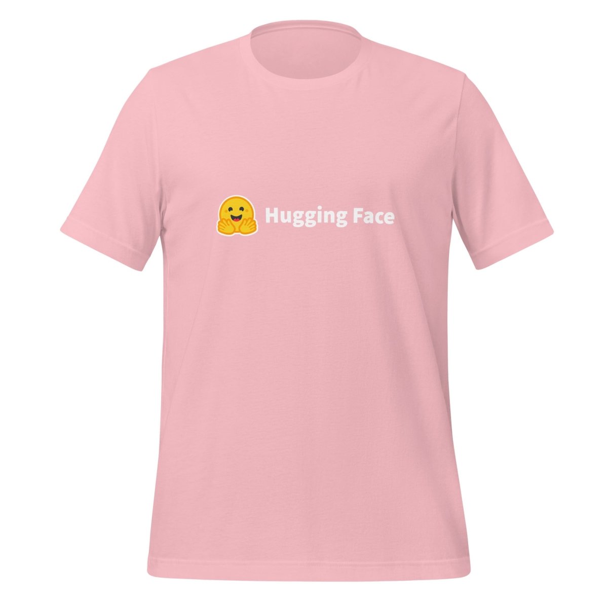 Hugging Face Logo T - Shirt (unisex) - Pink - AI Store