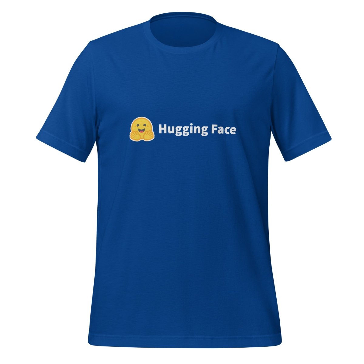 Hugging Face Logo T - Shirt (unisex) - True Royal - AI Store