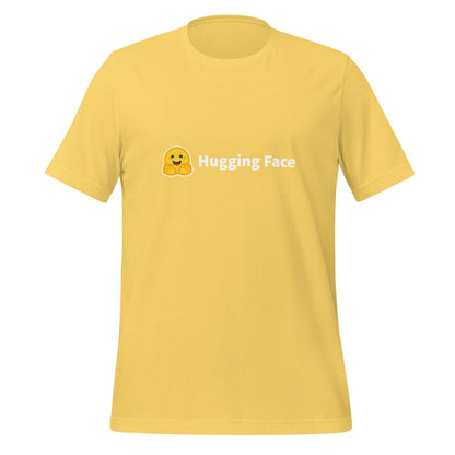 Hugging Face Logo T - Shirt (unisex) - Yellow - AI Store