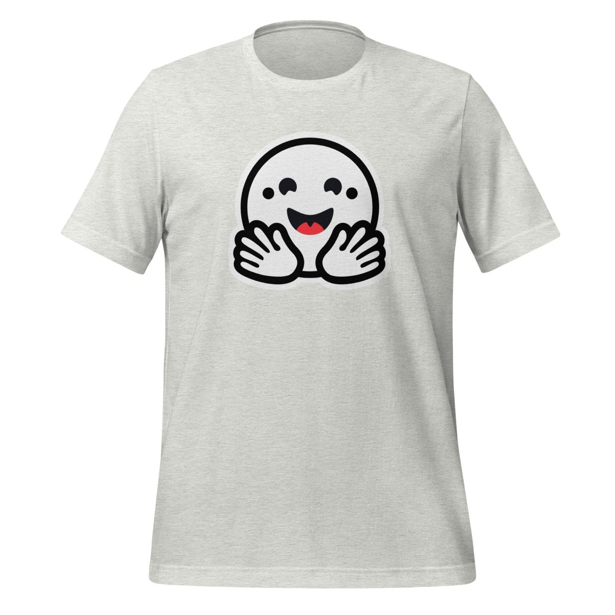 Hugging Face Pirate Icon T - Shirt (unisex) - Ash - AI Store