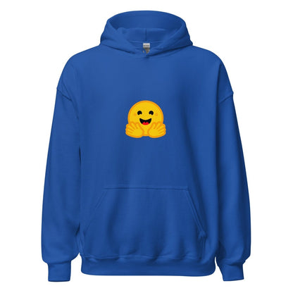 Hugging Face Small Icon Hoodie - Royal - AI Store