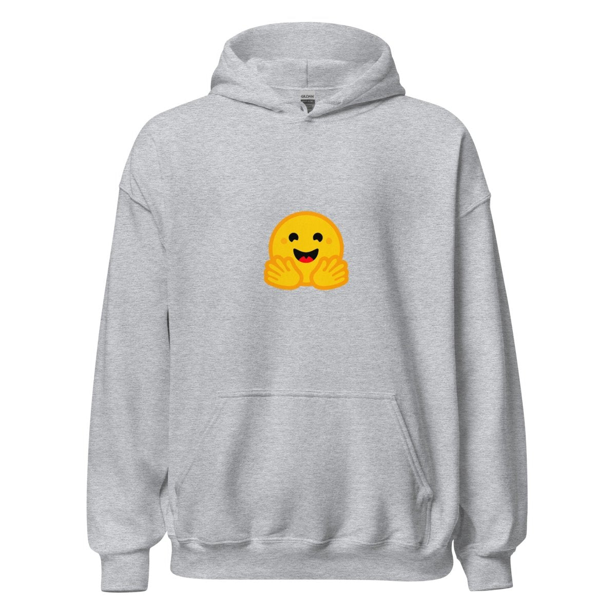 Hugging Face Small Icon Hoodie - Sport Grey - AI Store