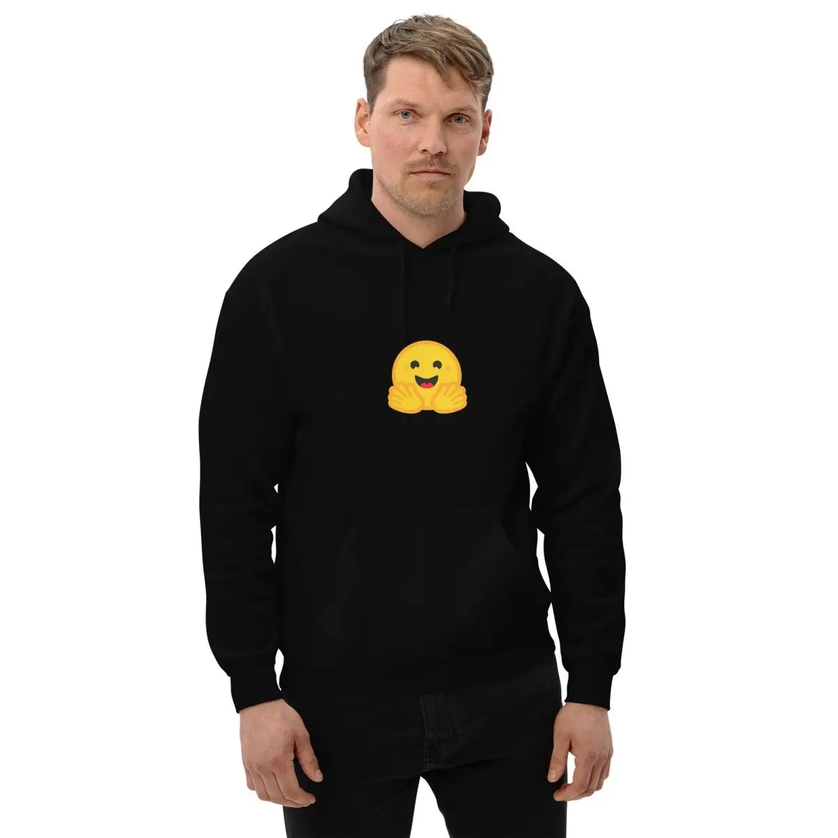 Hugging Face Small Icon Hoodie (unisex)