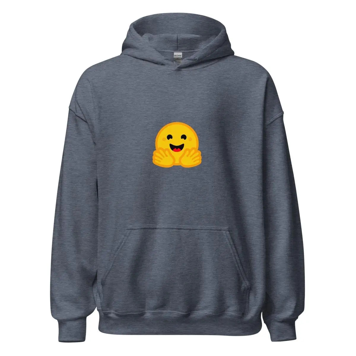 Hugging Face Small Icon Hoodie (unisex) - Heather Sport Dark Navy / M