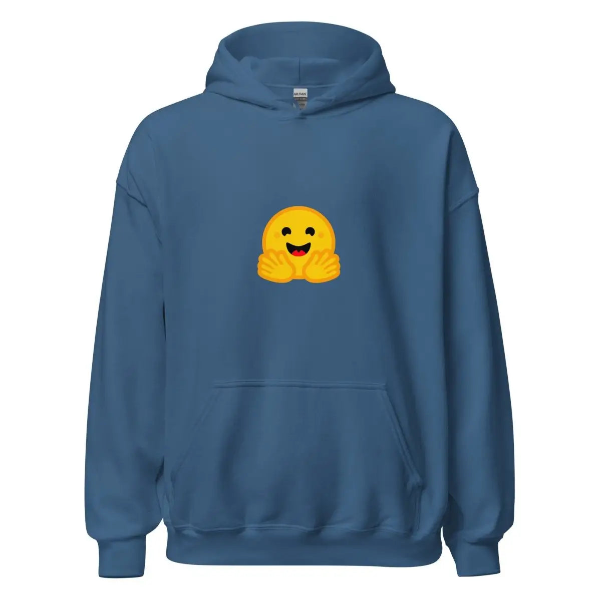 Hugging Face Small Icon Hoodie (unisex) - Indigo Blue / M