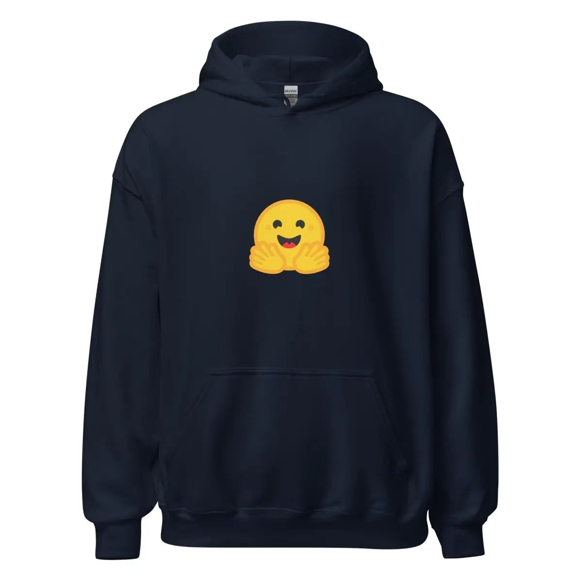 Hugging Face Small Icon Hoodie (unisex) - Navy / M