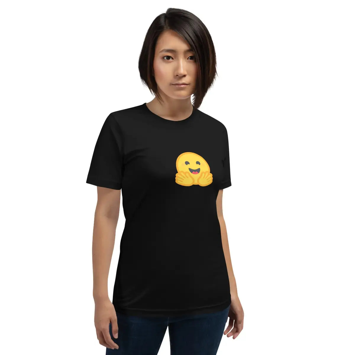 Hugging Face Small Icon T-Shirt (unisex)