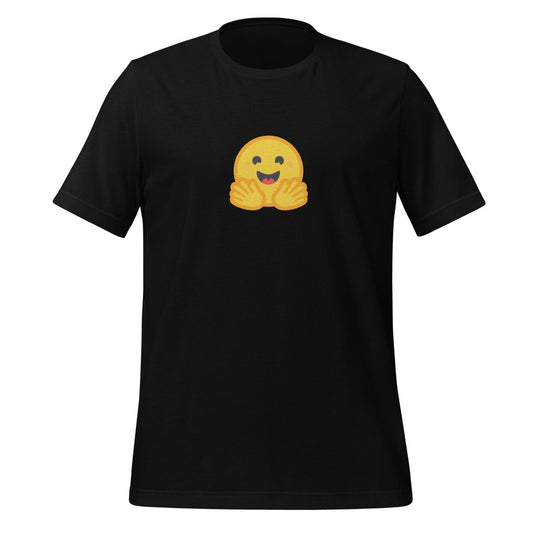 Hugging Face Small Icon T - Shirt (unisex) - Black - AI Store