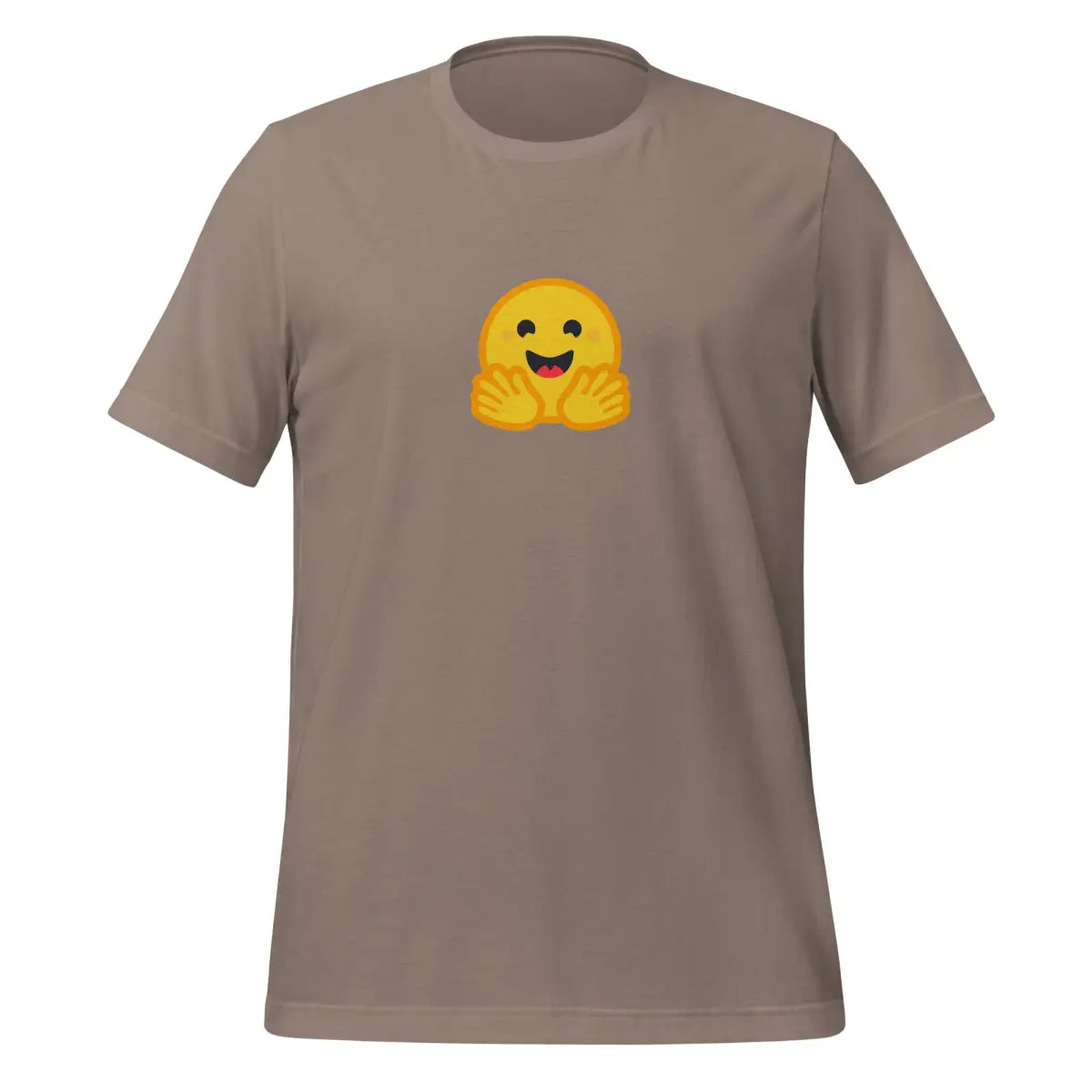 Hugging Face Small Icon T-Shirt (unisex) - Pebble / M