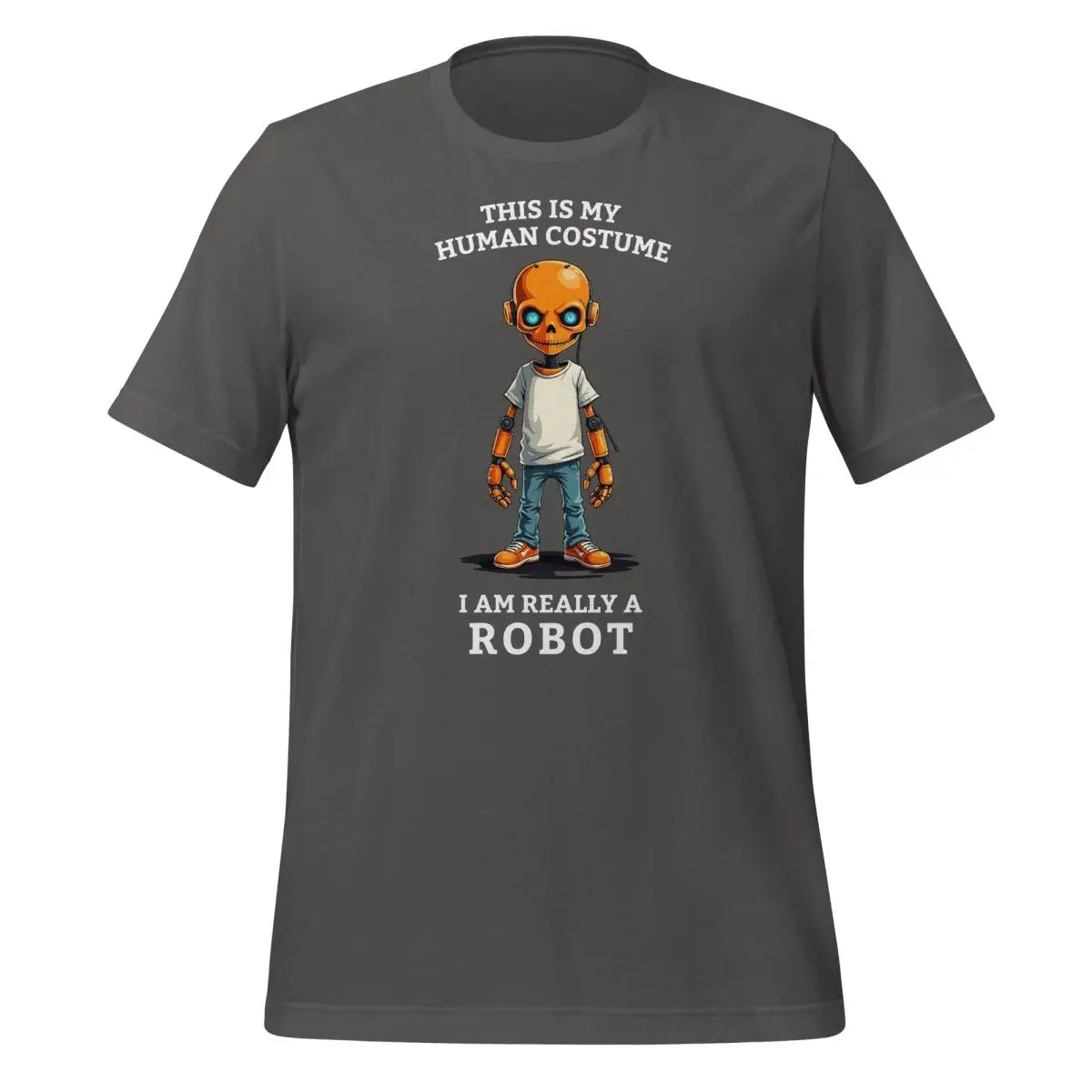 Human Costume Robot T-Shirt (unisex) - Asphalt / M