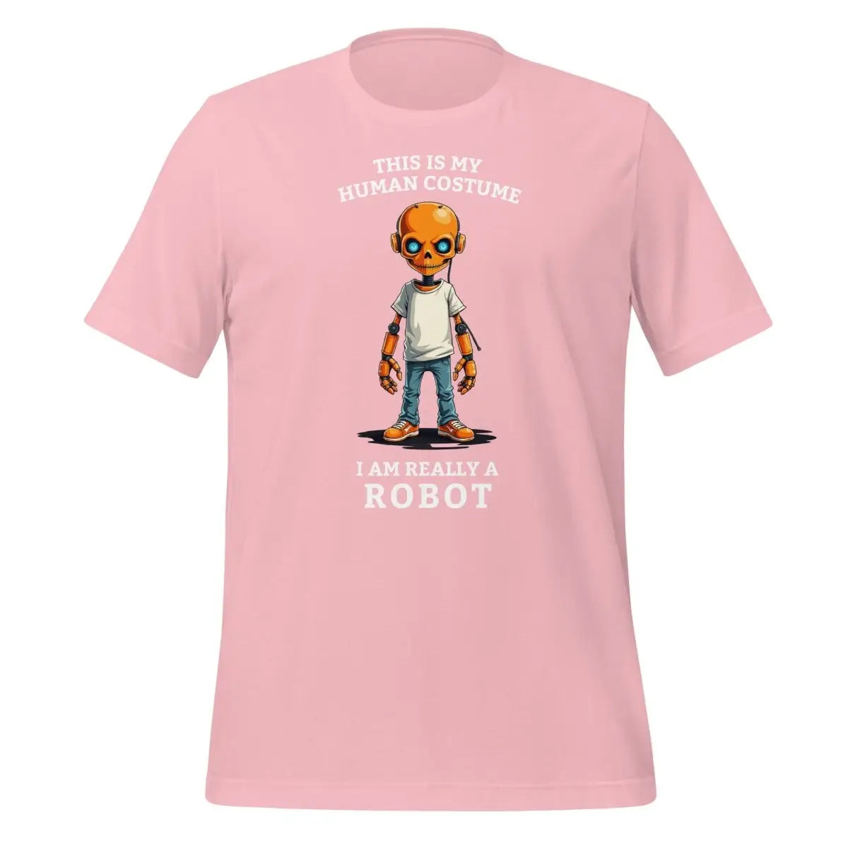 Human Costume Robot T-Shirt (unisex) - Pink / M