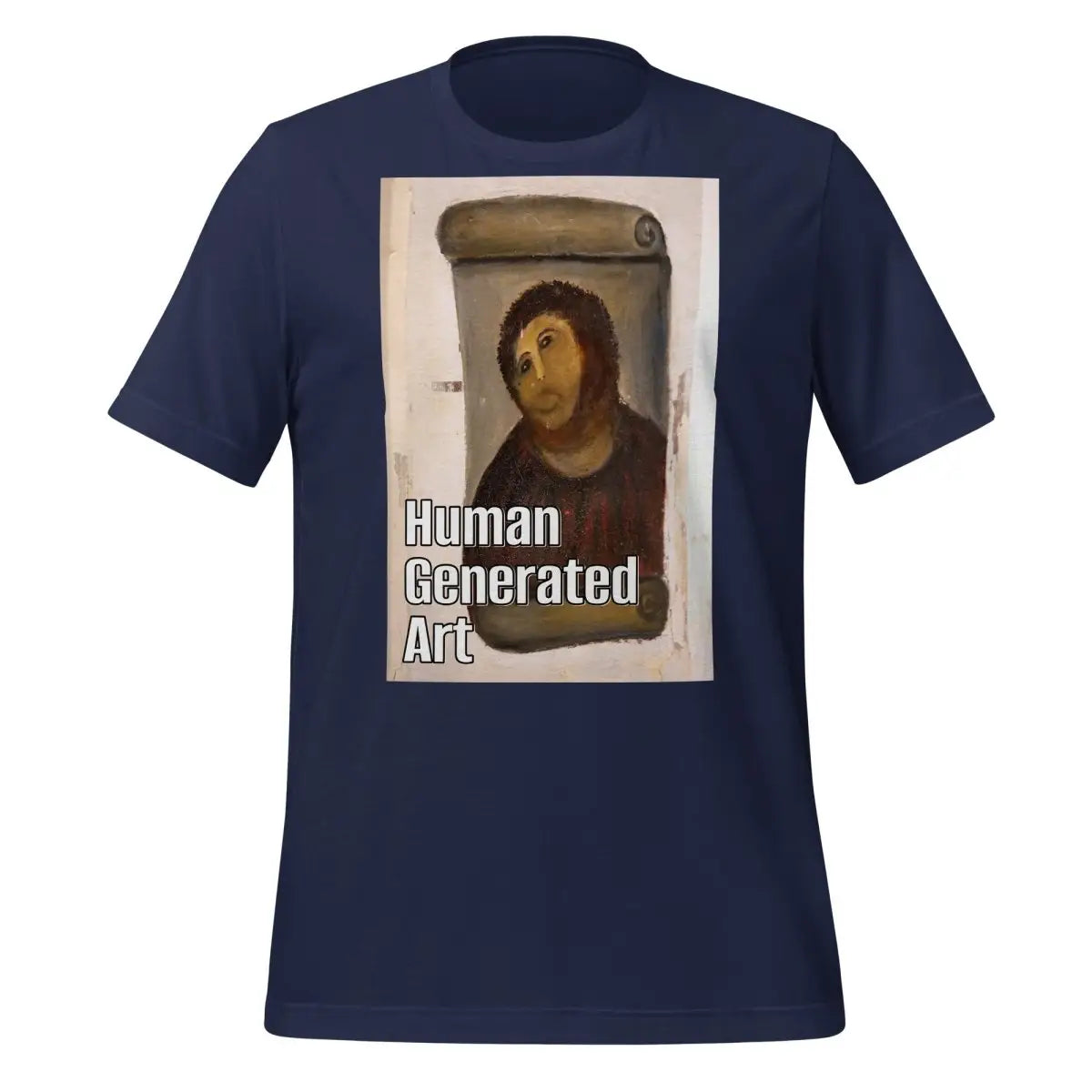 Human Generated Art T-Shirt (unisex) - Navy / M