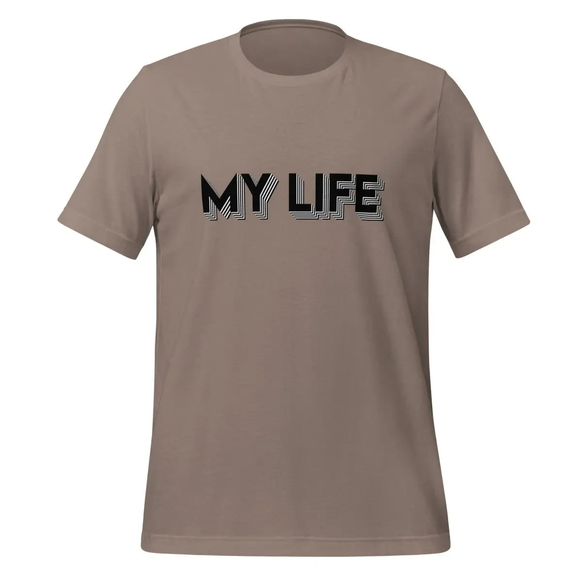 The i 3d Printed my Life T-shirt (unisex) Pebble / m.