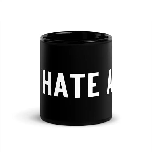 The i Hate Ai Black Glossy Mug 2 11 Oz.