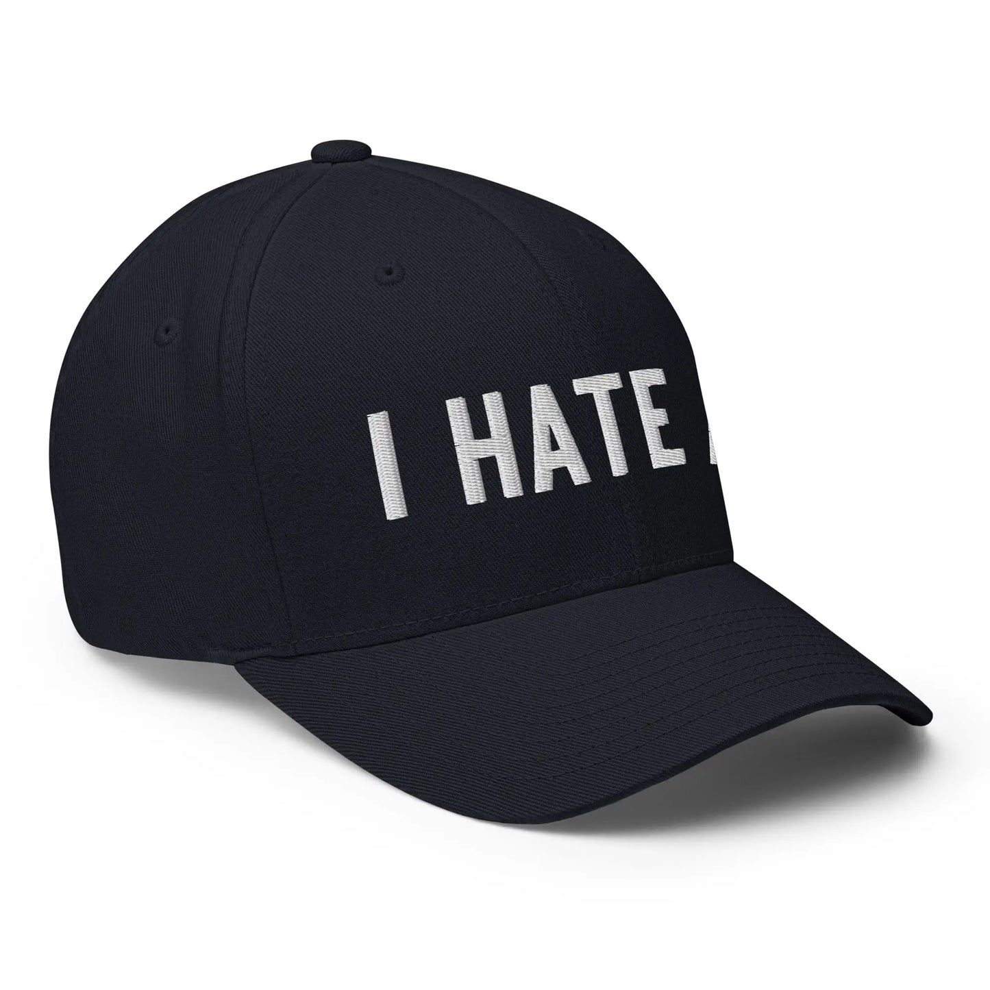 The i Hate Ai Closed-back Baseball Cap 2.