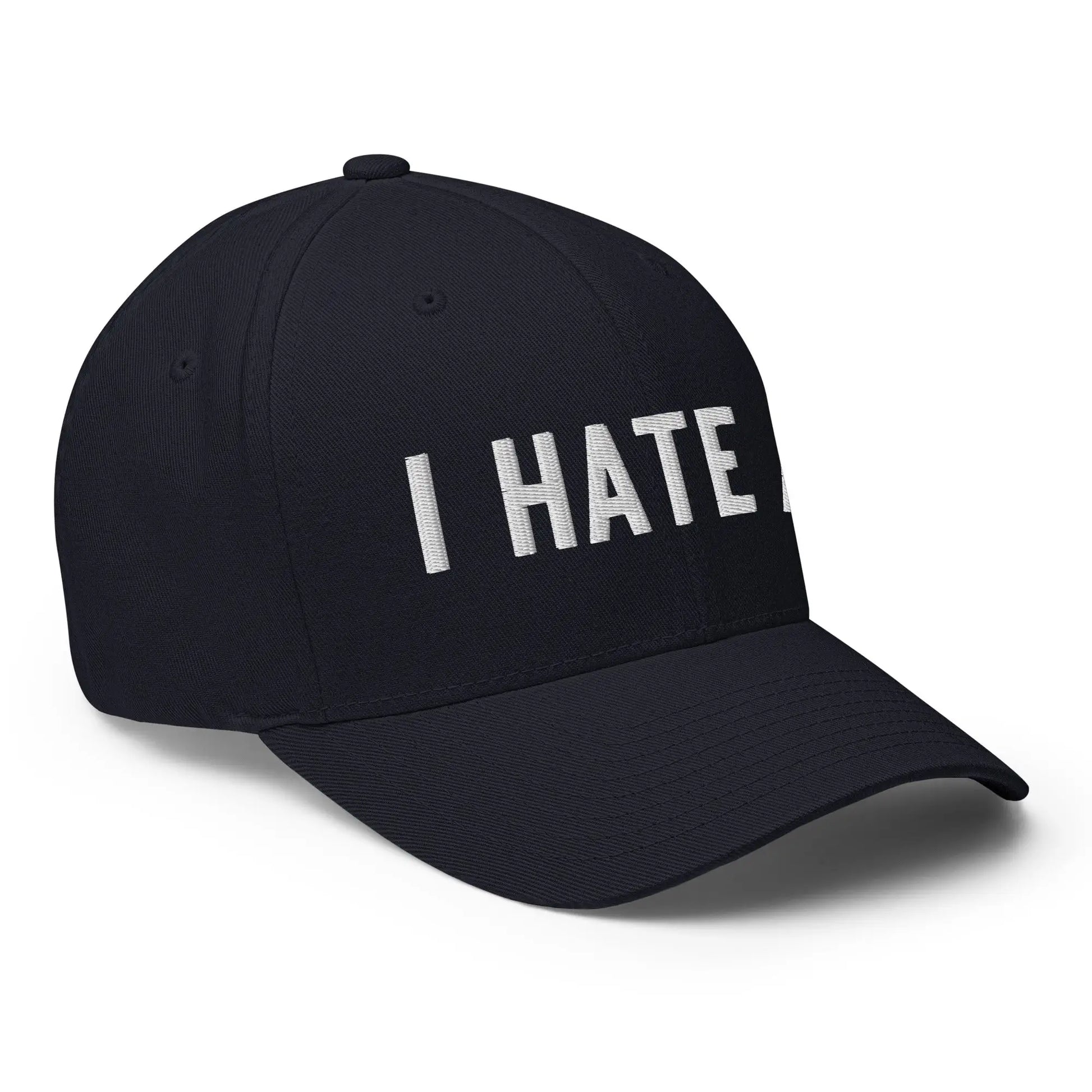 I HATE AI Closed-Back Baseball Cap 2