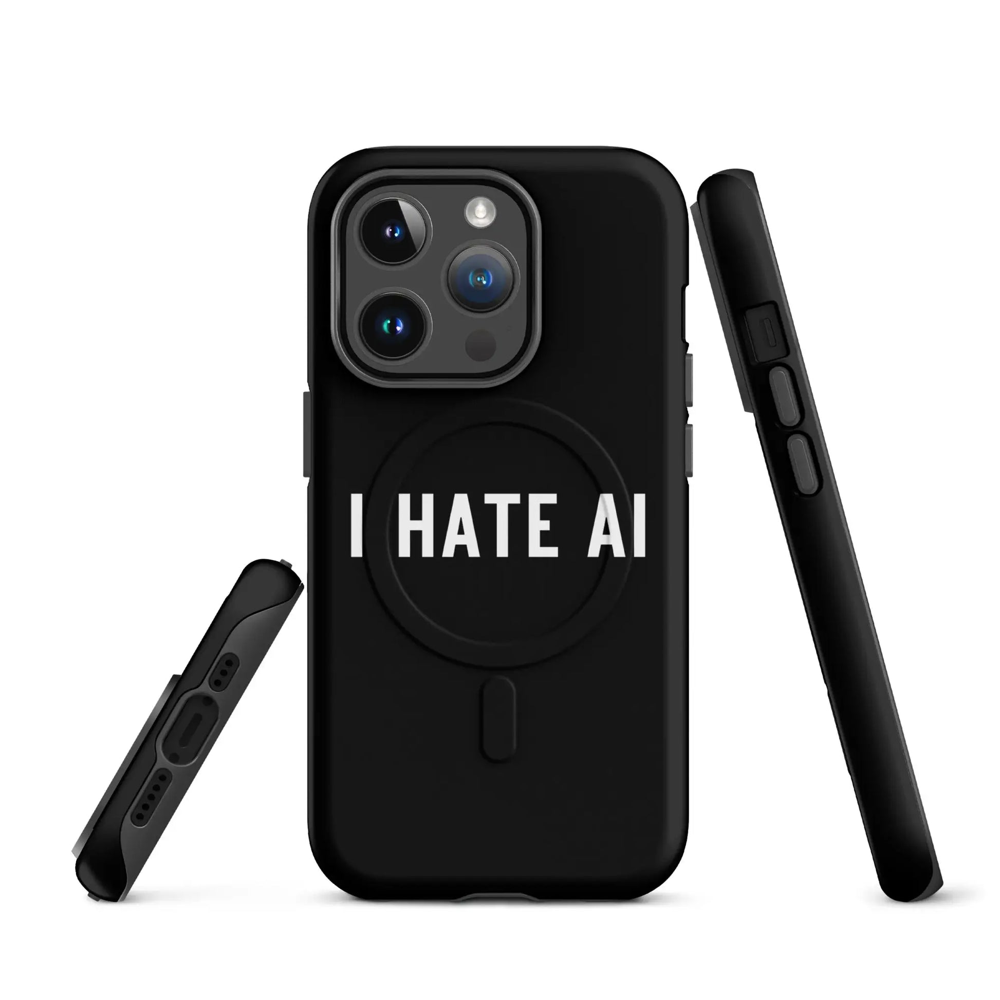 I HATE AI MagSafe® Tough Case for iPhone® 2 - iPhone 14 Pro