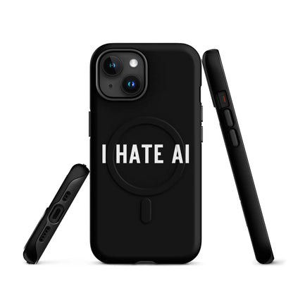 I HATE AI MagSafe® Tough Case for iPhone® 2 - iPhone 15