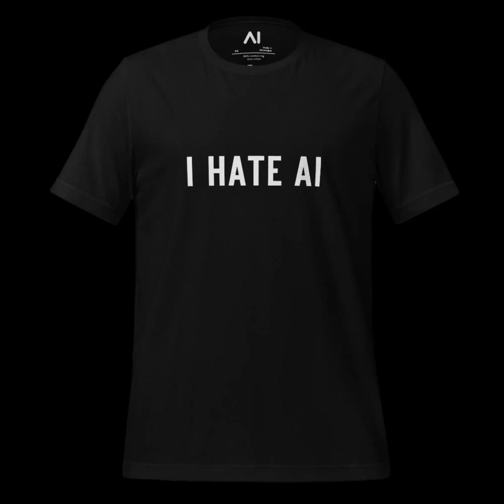 I HATE AI T-Shirt 2 (unisex)