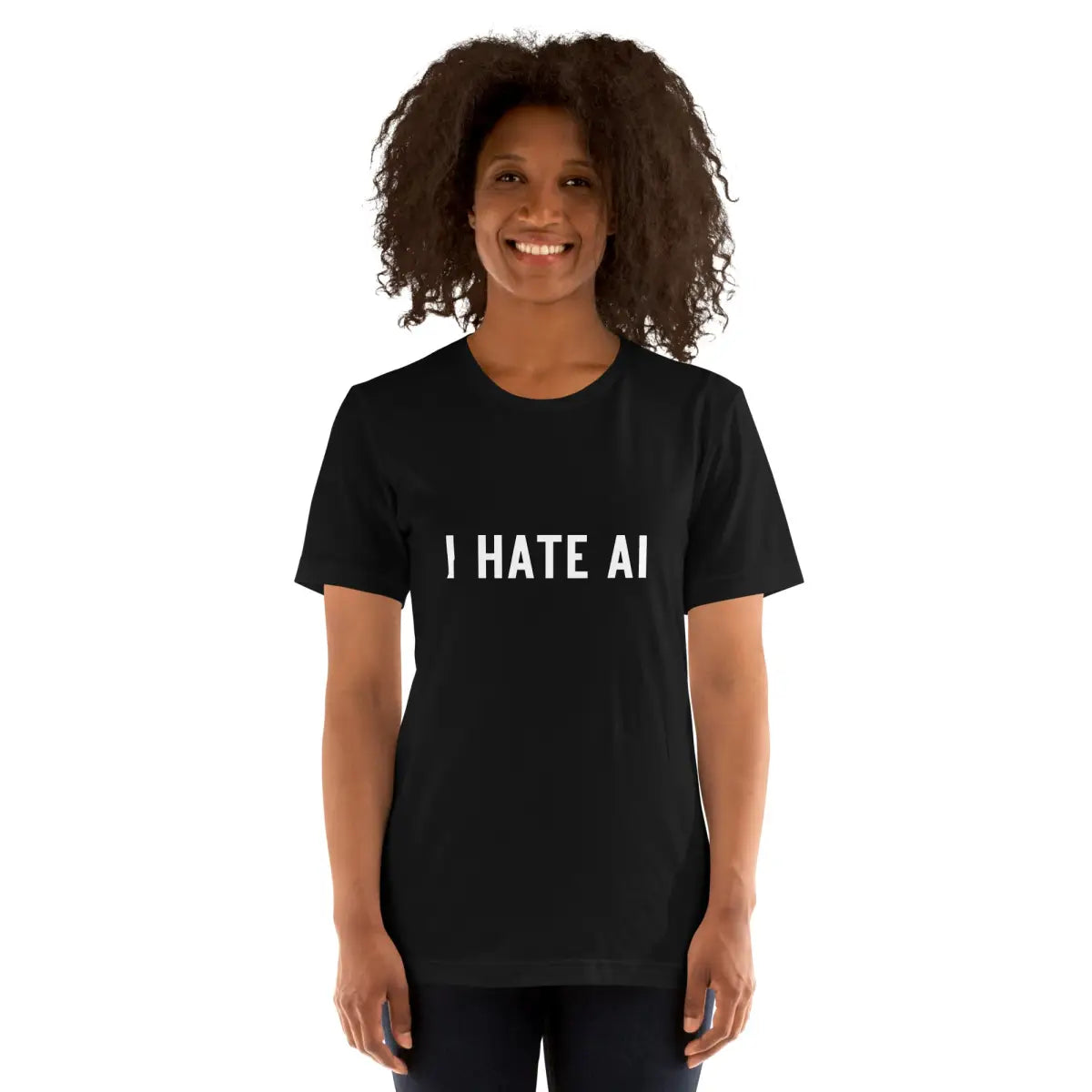 The i Hate Ai T-shirt 2 (unisex).