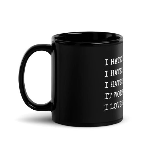 I Hate Programming Black Glossy Mug