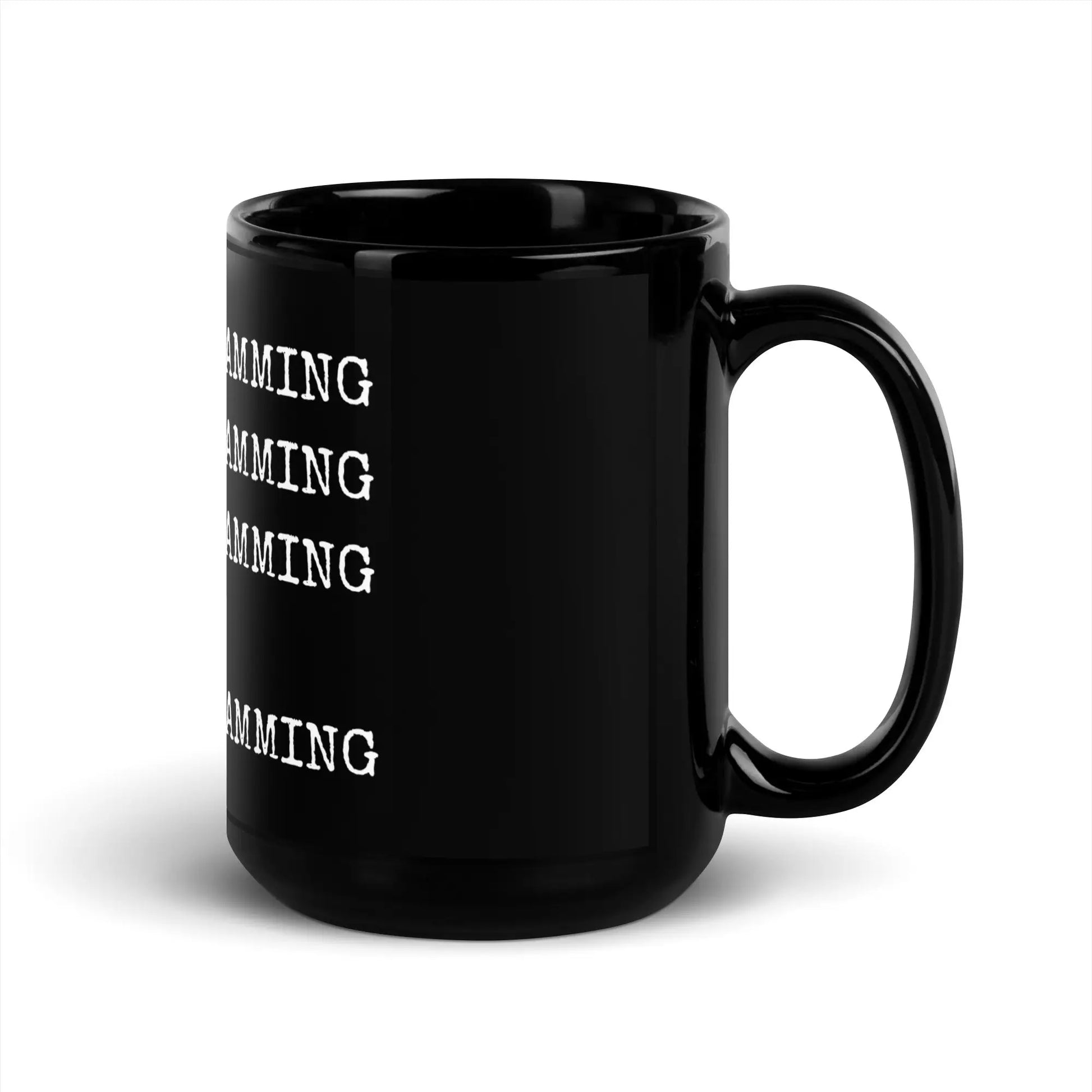 I Hate Programming Black Glossy Mug