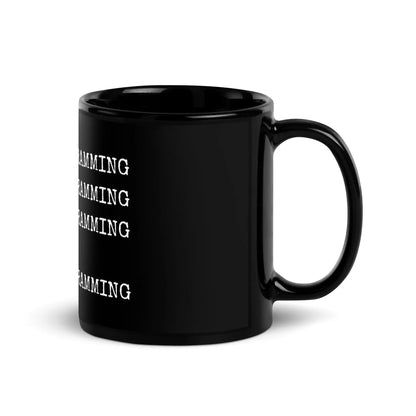 I Hate Programming Black Glossy Mug