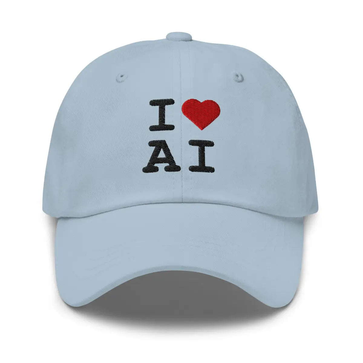 I Heart AI Cap 2 - Light Blue