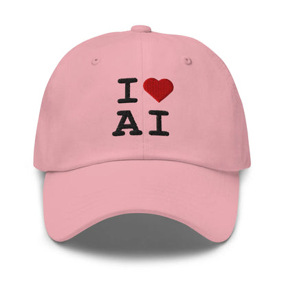 I Heart AI Cap 2 - Pink