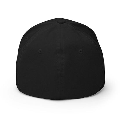 I Heart AI Embroidered Closed-Back Baseball Cap 1