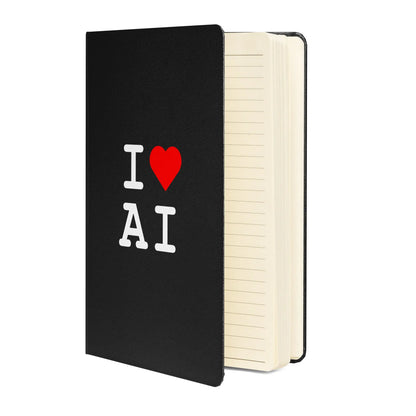 I Heart AI Hardcover Bound Notebook 1