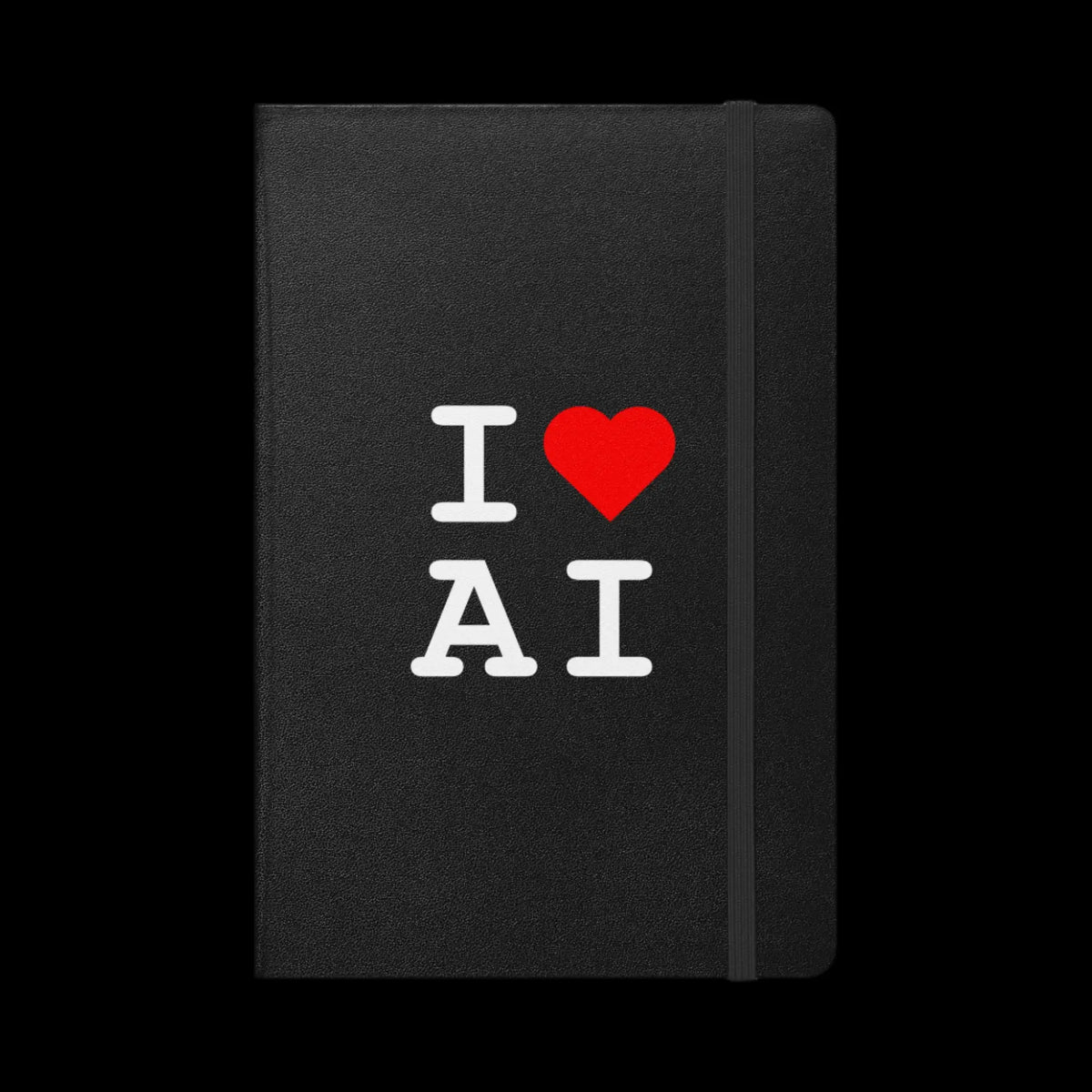 I Heart AI Hardcover Bound Notebook 1