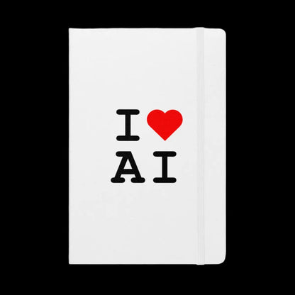 I Heart AI Hardcover Bound Notebook 2