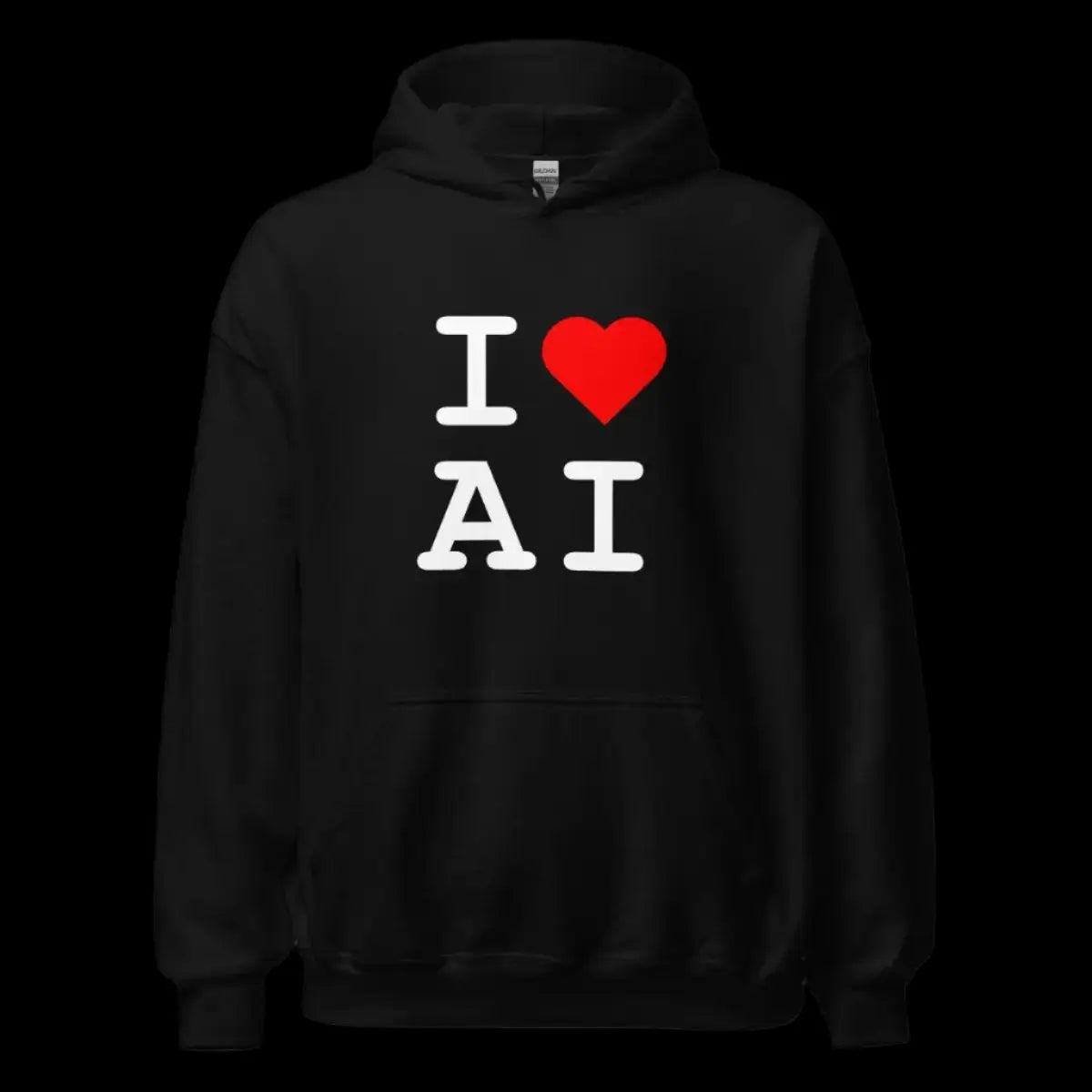 I Heart AI Hoodie 1 (unisex)