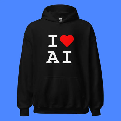 I Heart AI Hoodie 1 (unisex)