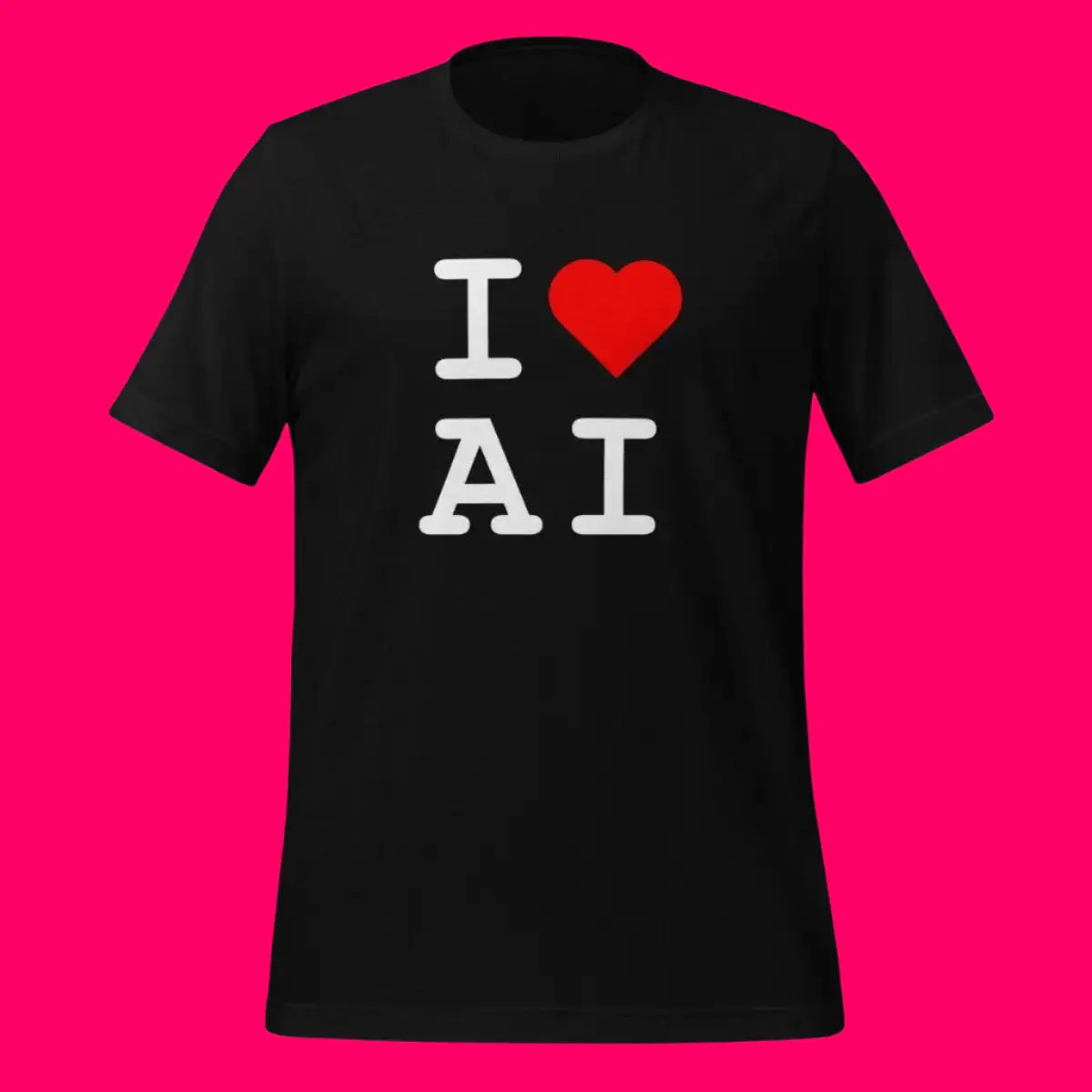 I Heart AI T-Shirt 1 (unisex)