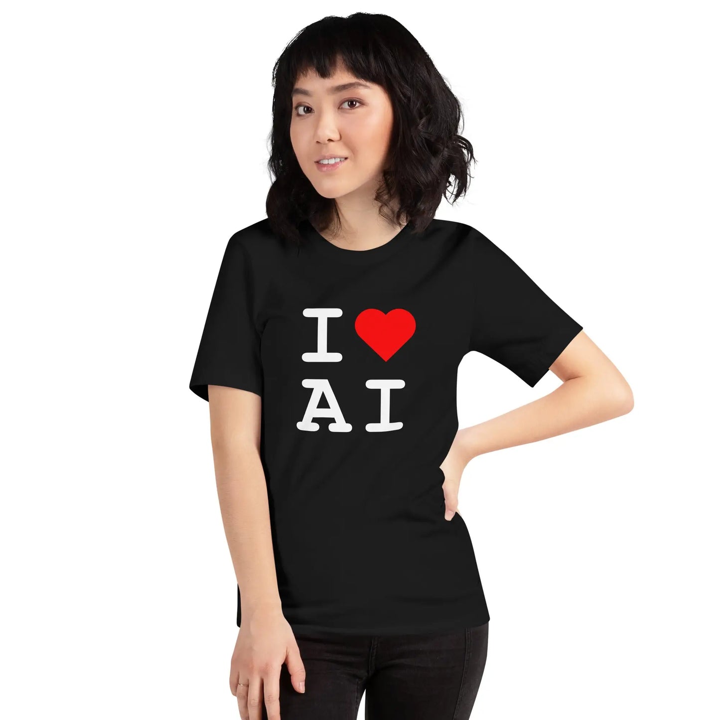 I Heart AI T-Shirt 1 (unisex)