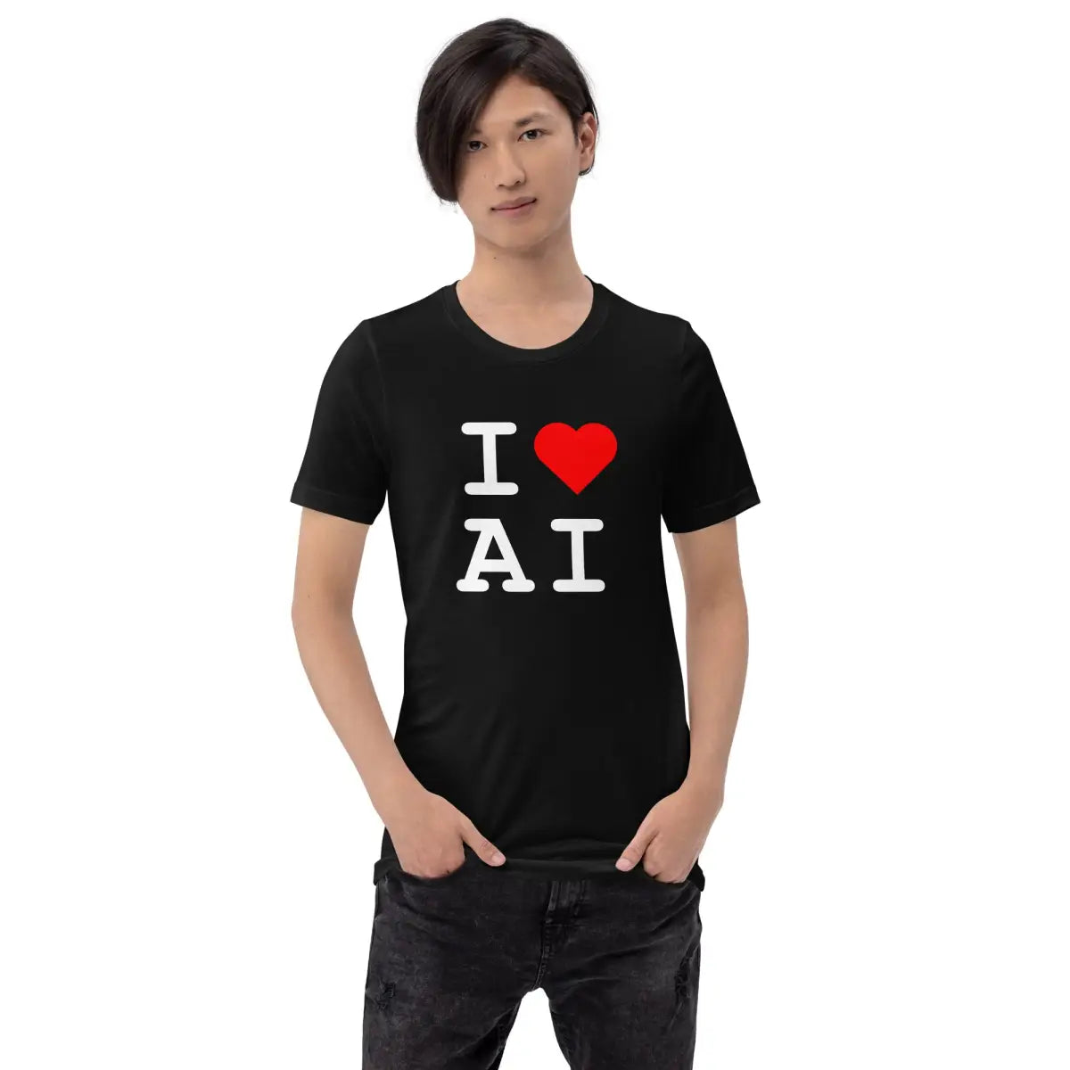 I Heart AI T-Shirt 1 (unisex)