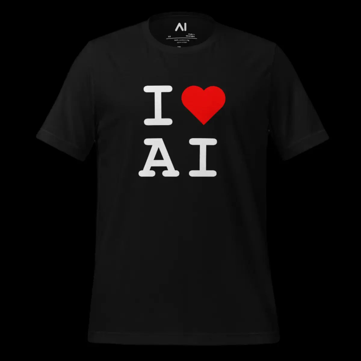 I Heart AI T-Shirt 1 (unisex)