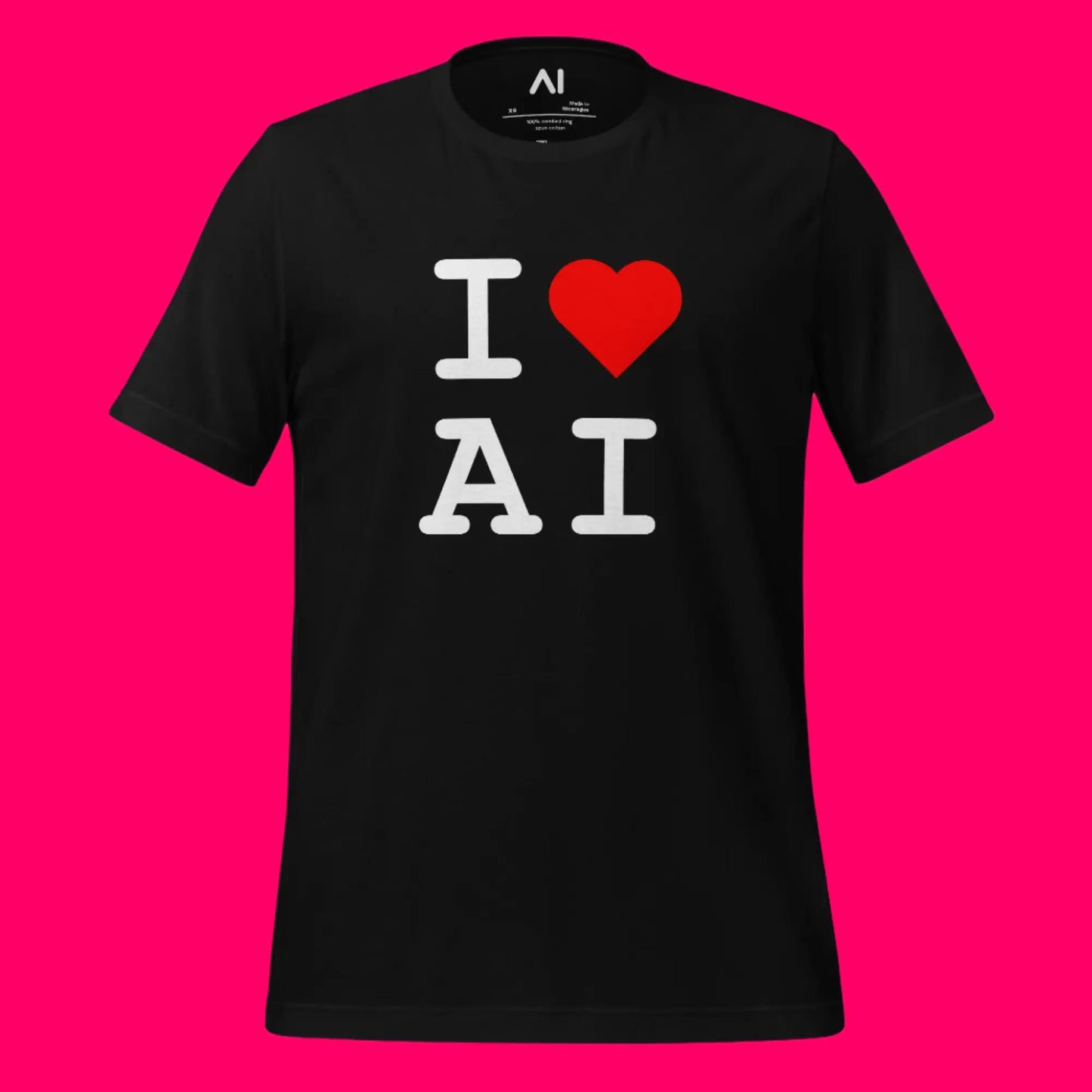 I Heart AI T-Shirt 1 (unisex)