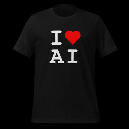 I Heart AI T-Shirt 1 (unisex)